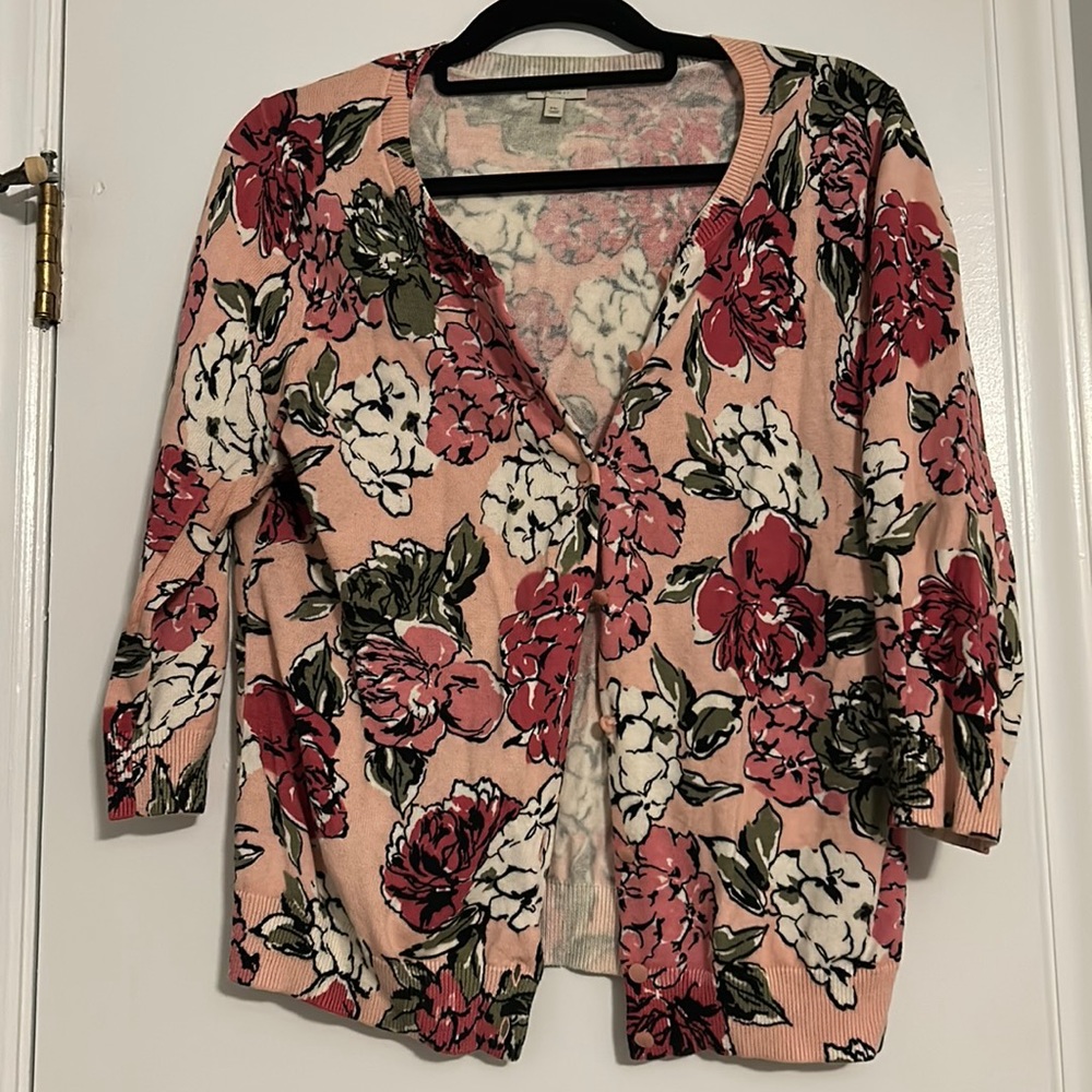 Floral cardigan